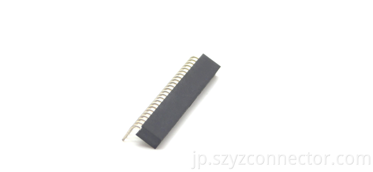 1.27mm Pitch Machined Female header Right Angle